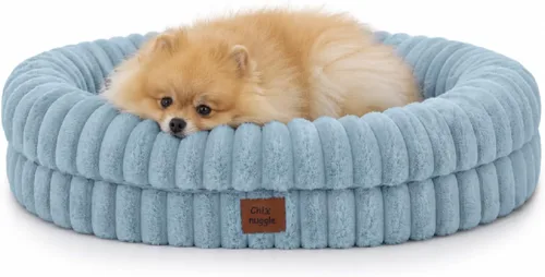 Vista 36 de Cama ortopédica para perro, funda lavable, sofá de piel Gris oscuro