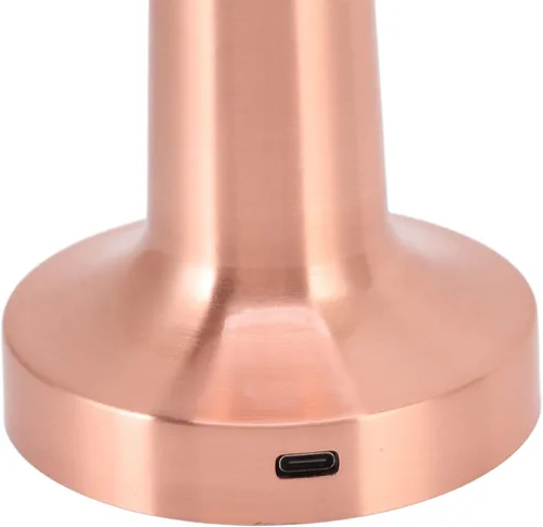 Vista 9 de ASHATA LED portátil con control táctil retro, lámparas de mesa modernas, 3 niveles de temperatura de color, luz nocturna recargable para hotel