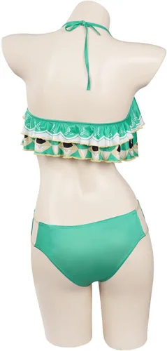 Vista 4 de Alleyon Genshin Impact - Traje de baño para mujer, traje de baño Hu Tao Venti Kazuha Scaramouche Anime Bikini Cosplay