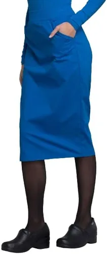 Vista 4 de Scrubs Uniform Skirt Workwear Professionals, Rib-Knit Waist, Soft Stretch WW510