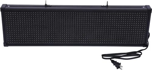 Vista 4 de Letreros LED de publicidad enormes y brillantes de 110 V, letreros abiertos para negocios, control de disco, pantalla LED programable para PC