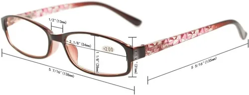 Vista 4 de CessBlu Gafas de filtro de luz azul para damas, gafas de lectura para computadora pequeñas