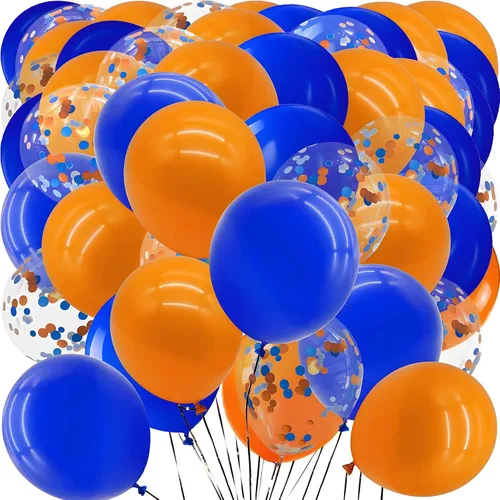 Vista 9 de Globos verdes con globos de confeti, globos de látex de 12 pulgadas, 80 piezas para decoración de bodas, cumpleaños, baby shower, fiestas