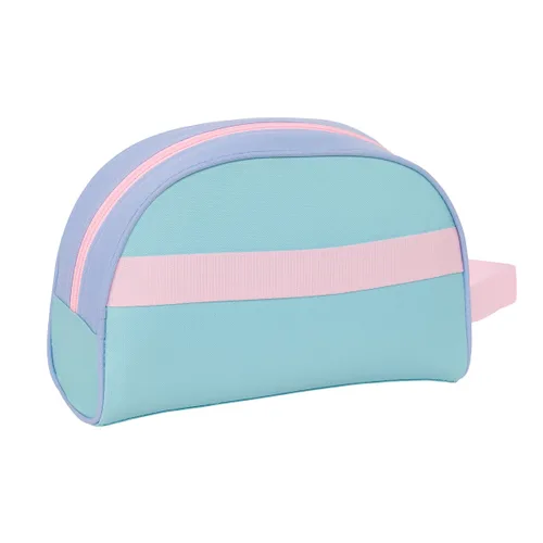 Vista 4 de Neceser de Viaje Munich Mellow Azul Rosa Azul cielo 28 x 18 x 10 cm