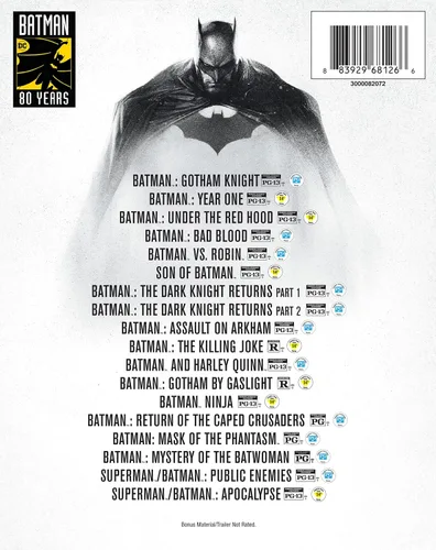 Vista 3 de Batman 80th Anniversary Collection (Blu-ray)