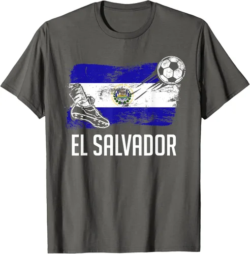 Vista 98 de Camiseta salvadoreña con bandera de fútbol salvadoreño