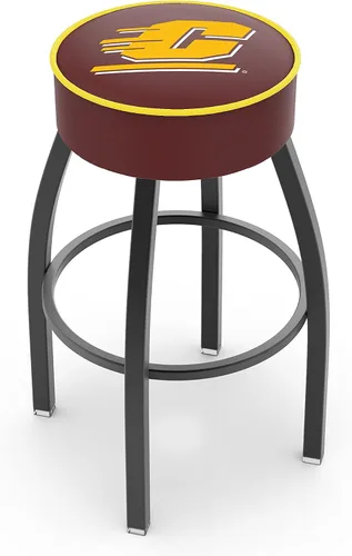 Vista 19 de The Holland Bar Stool Company L8B1-4 Georgia Tech - Taburete giratorio con base antiarrugas, color negro