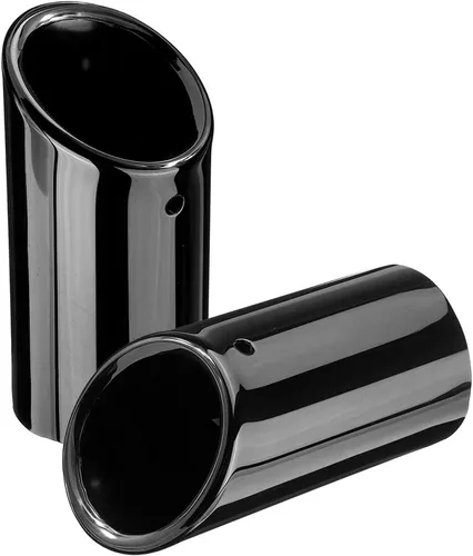 Vista 8 de Dsycar Silenciador de tubo de escape de coche de acero inoxidable con revestimiento negro pulido compatible con VW Volkswagen JETTA 2009-2018