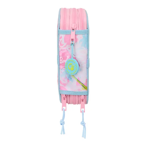 Vista 5 de Estuche Escolar con Accesorios Barbie Painterly Rosa Azul cielo 12,5 x 19,5 x 5,5 cm 37 Piezas