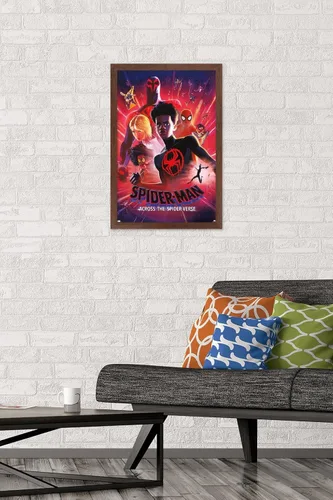 Vista 2 de Trends International Marvel Spider-Man: Across The Spider-Verse - Póster estático de pared de una hoja, 22.4 pulgadas de largo x 14.7 W, versión