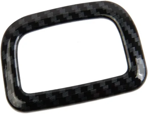 Vista 4 de Ajustes de la cubierta del botón del interruptor del maletero de fibra de carbono para Chevrolet Corvette C8 2020-2025
