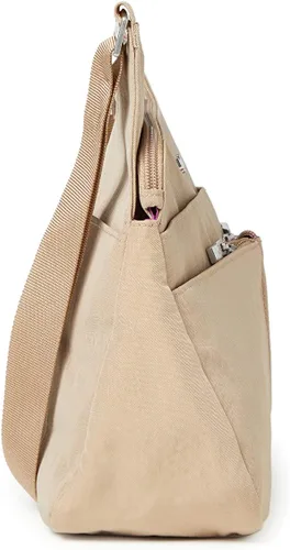 Vista 3 de Baggallini Bolso cruzado cruzado para mujer, bolso de viaje mediano de 11 x 8.5 pulgadas, ligero, resistente al agua, de nailon, organizado