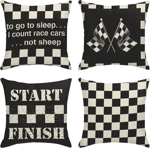 Vista 10 de Sanwarm Juego de 4 fundas de almohada decorativas para decoración del hogar, 16 x 16 pulgadas, fundas de almohada para sofá, fundas de almohada