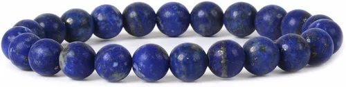 Vista 6 de Justinstones Gem - Pulsera elástica de cuentas redondas de 8 mm de gemas semipreciosas, unisex, de 7 pulgadas AA Thulite