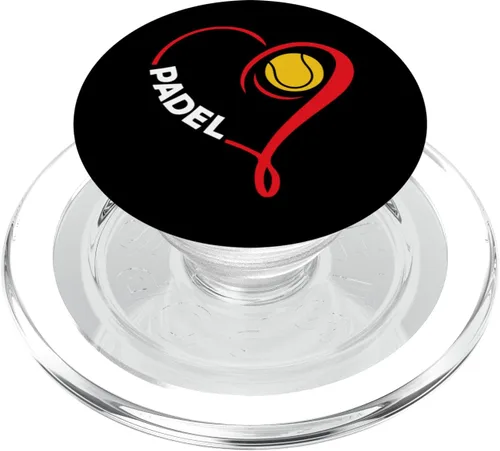 Vista 7 de Love Padel Player Raqueta Heart Padel Lovers PopSockets Adhesivo PopGrip