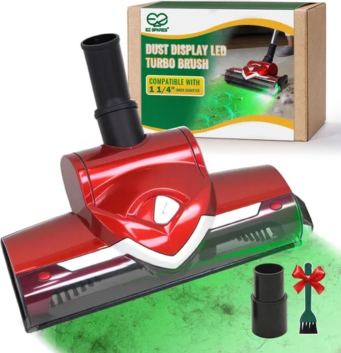 Vista 10 de EZ SPARES Cabezal de cepillo turbo de repuesto con pantalla LED de polvo, cepillo universal para aspiradora compatible con la mayoría de marcas