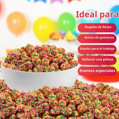 Vista 8 de Gummy Clusters Rainbow, paquete de 2 libras de gomitas a granel