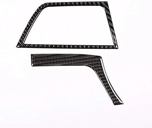 Vista 6 de YIWANG Adhesivos de fibra de carbono real para marco de ventilación de aire, 2 unidades, para BMW Serie 3 GT F30 F33 F34 F36 2013-2019 Accesorios