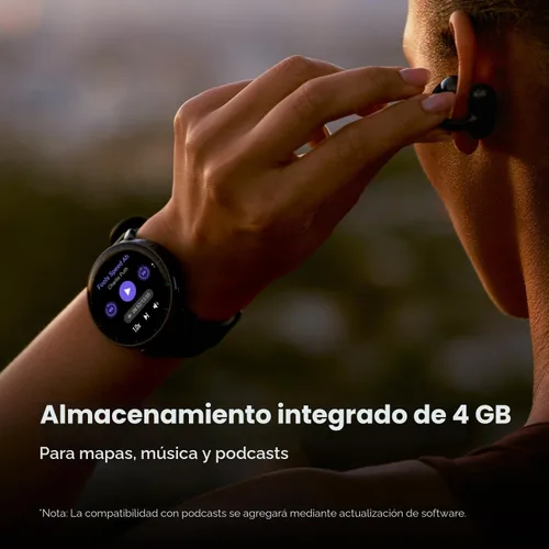 Vista 4 de Amazfit Reloj inteligente Active Max, pantalla AMOLED de 1.5", GPS, iOS
