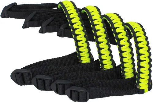 Vista 16 de BubbasGarageTv - Asas de Agarre de Paracord para Jeep Wrangler/Gladiator CJ YJ TJ JK JL JT (Verde Lima)