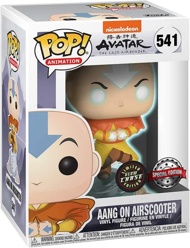 Vista 3 de Avatar: El último maestro del aire– Aang on Airscooter Pop! Exclusivo.