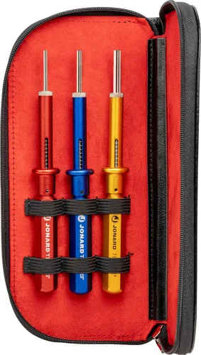 Vista 6 de Jonard Tools KA-260 Kit de herramientas de inserción de 3 piezas con estuche de cuero