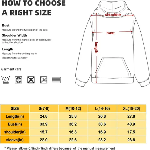 Vista 3 de Dhucqze Boys Hoodies Cute Graphic Hooded Sweatshirts Kids Pullover Hoodie with Pockets Girls Hoody Youth Sweatshirt