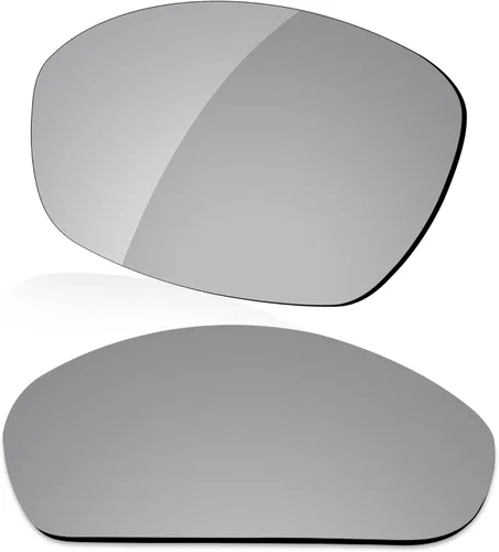 Vista 3 de LenzReborn Reemplazo de lente polarizada para gafas de sol Oakley Juliet - Negro oscuro+gris plateado+rojo fuego+azul hielo