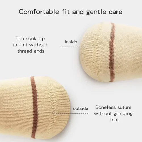 Vista 5 de HOSUEYUAN - Calcetines largos hasta la rodilla para bebés y niñas, 36 pares