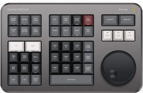 Vista 3 de Blackmagic Design Davinci Resolve Speed Editor Bundle con Davinci Resolve 18 Studio (tarjeta de activación)