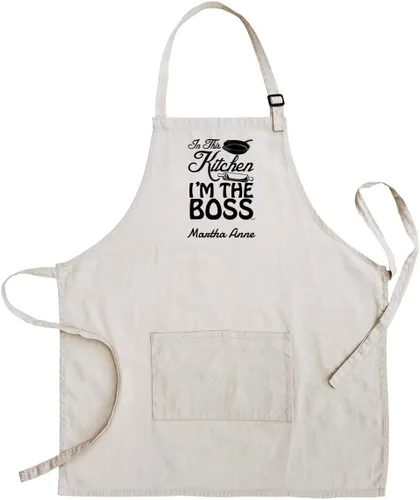 Vista 2 de In This Kitchen I'm The Boss - Delantal ajustable con dos bolsillos