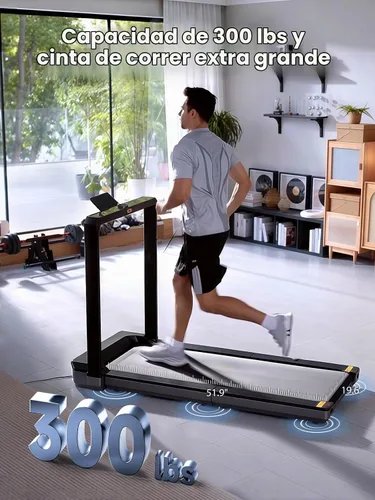 Vista 3 de WalkingPad X Series Folding Treadmill, Smart Vertical Fold LED Display with Rotary Control for Easy Operation, No Assembly Required for Convenient