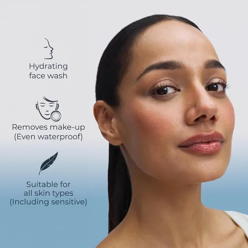 Vista 6 de Eucerin Agua micelar hidratante de limpieza facial con ácido hialurónico, limpiador facial y removedor de maquillaje, sin fragancia y no seca