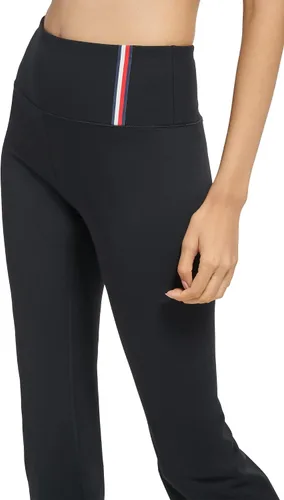 Vista 5 de Tommy Hilfiger Legging de compresión para mujer con estampado de rayas globales reflectantes