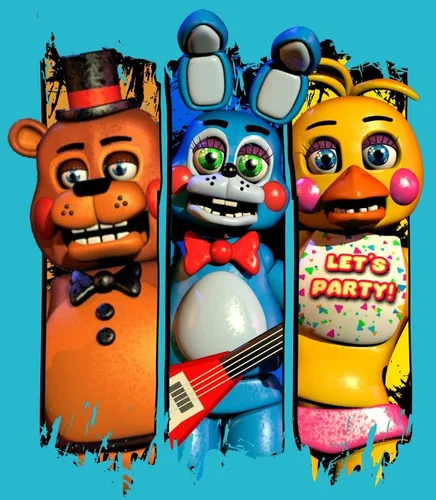 Vista 2 de Five Nights at Freddy's Characters Pins - Camiseta negra para niño