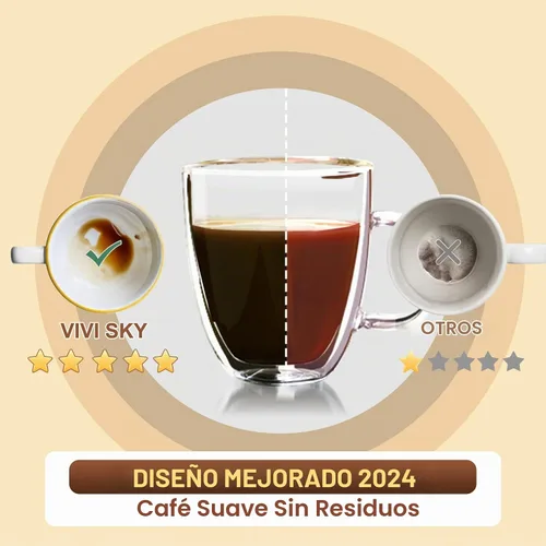 Vista 5 de Paquete de 5 cápsulas de café reutilizables Ninja: tazas K reutilizables para cafetera Ninja, filtros de café recargables para 3 agujas Ninja