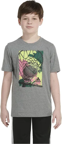 Vista 3 de adidas Boys' Short Sleeve Hot Hoops Tee