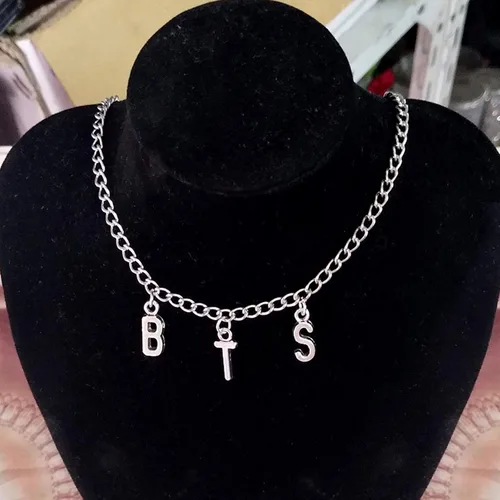 Vista 3 de XHBTS Collar Bangtan Boys Army B.T.S. Colgante y pulsera con mini paño y mini caja