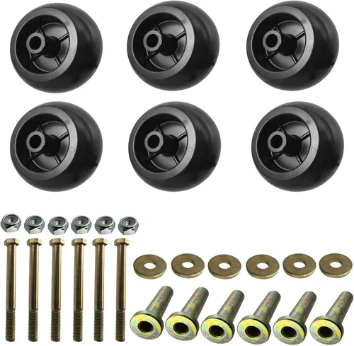 Vista 7 de Rueda de cubierta de plástico para cortacésped Exmark Toro 103-3168 103-4051 1-603299 103-7263 109-9011 con kits de hardware