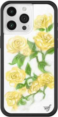 Vista 48 de Wildflower Cases - Funda Surf's Up, Compatible con Apple iPhone 15 Pro Max Moderno, Rojo, Morado, Floral, Verano, Playa - Parachoques Protector