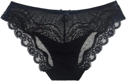 Vista 8 de KUKOME ropa interior corta suave con lazo para mujer