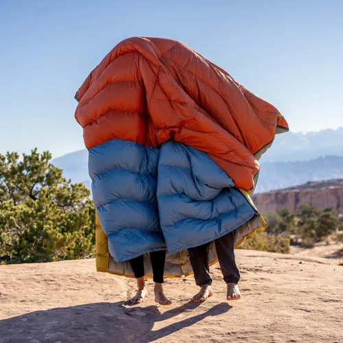 Vista 10 de Kelty Galactic Down - Saco de dormir de 30 grados, 550 Fill Power RDS Trackable Down, mochilero y campamento, cierre juntos para saco de dormir 2P