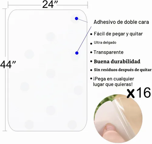 Vista 6 de In hand Protector transparente de arañazos para puerta de mascotas, protege tus muebles, cubierta flexible de lujo resistente