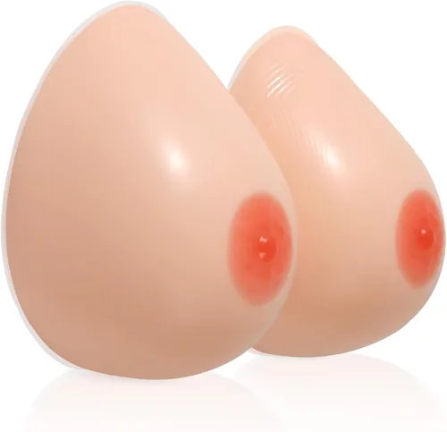 Vista 9 de Vollence - Formas de pecho de silicona, pechos falsos para prótesis de mastectomía, transgénero Transparente