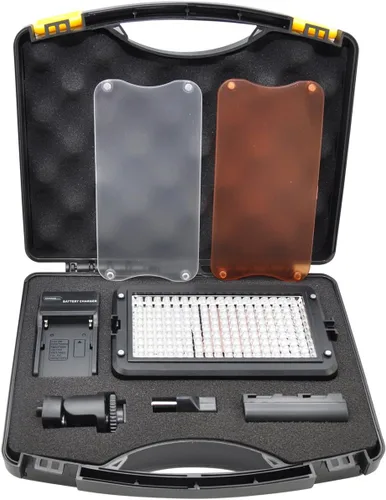 Vista 2 de Xit XTLEDPROKIT Kit de luz LED portátil profesional y flash (negro)