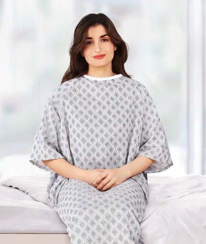 Vista 6 de Utopia Care Unisex Hospital Gowns, Patient Gowns with Back Tie for Men and Women, Comfortably Fits Sizes up to 2XL