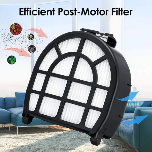 Vista 3 de iSingo Shark LZ601 Filtros compatibles con Shark APEX UpLight Lift-Away DuoClean con cepillo autolimpiante para aspiradora LZ600, LZ601, LZ602