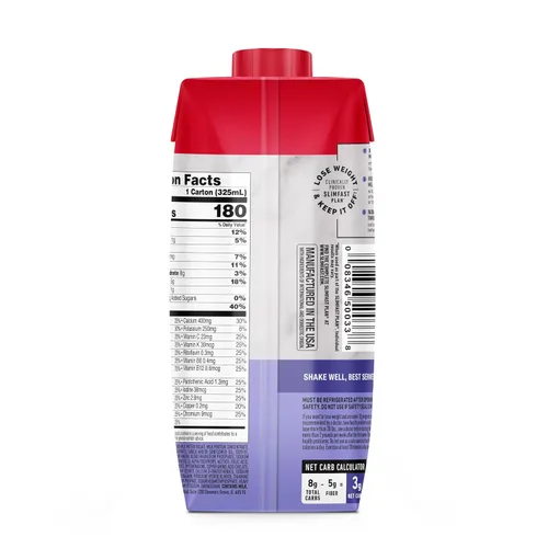 Vista 8 de SlimFast Batido de Proteína con Cafeína, Caramel Macchiato - 20g de Proteína, Batidos de Reemplazo de Comida, Alto en Proteína con Bajo