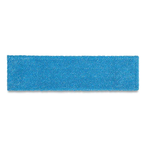 Vista 6 de Rubbermaid Commercial Products Almohadilla de microfibra plana adaptable de 18 pulgadas, azul, para limpiadores profesionales y limpieza ligera