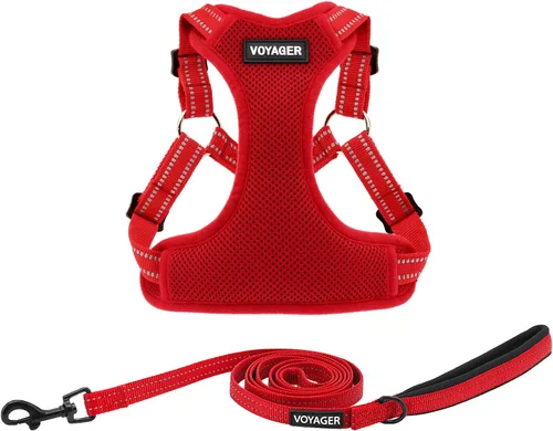 Vista 30 de [Usado] Best Pet Supplies Voyager - Arnés ajustable, transpirable, antitirones, para perros pequeños, medianos y grandes, para caminar, trotar